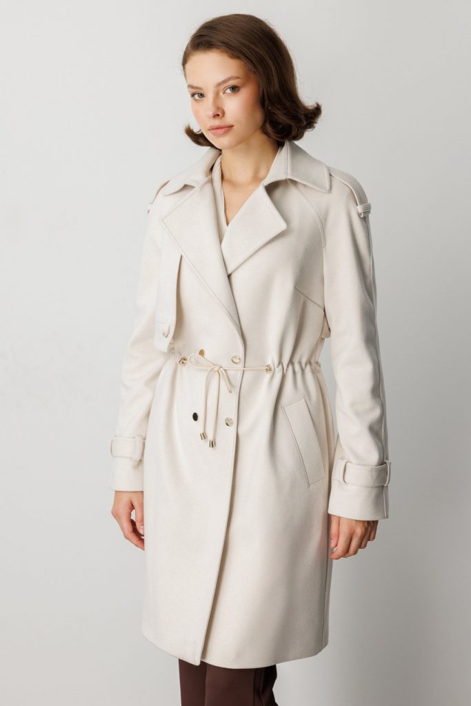 EKOL Beli Bağcıklı Apoletli Kaban 6037 - BEJ