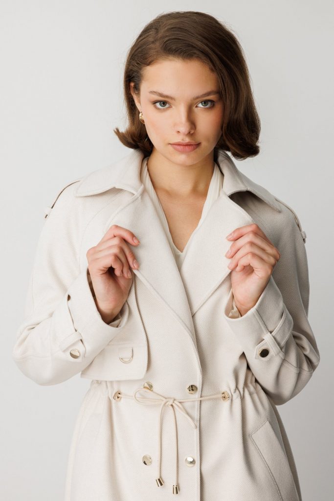 EKOL Beli Bağcıklı Apoletli Kaban 6037 - BEJ