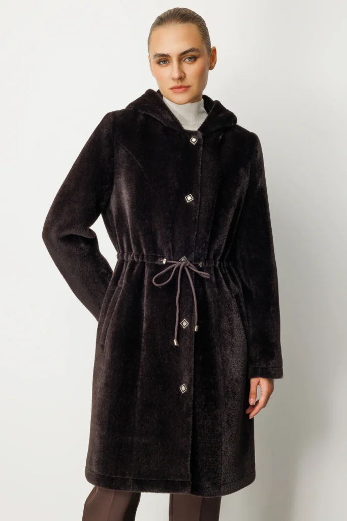 EKOL Beli İpli Peluş Kaban 6077 - kahve