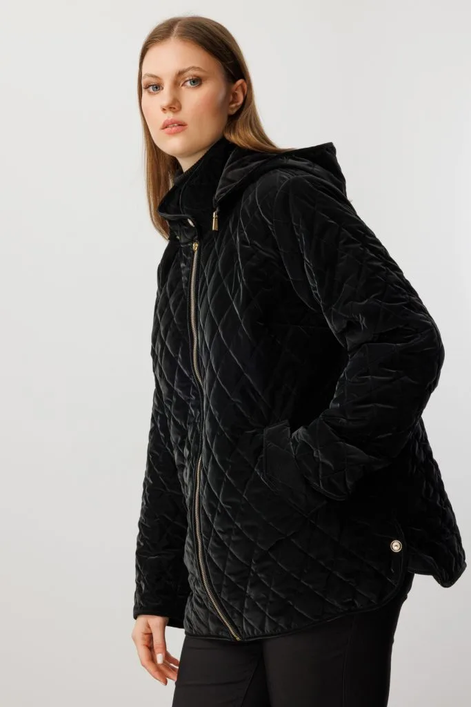 EKOL Kapitone Şişme Mont 6805 - Siyah