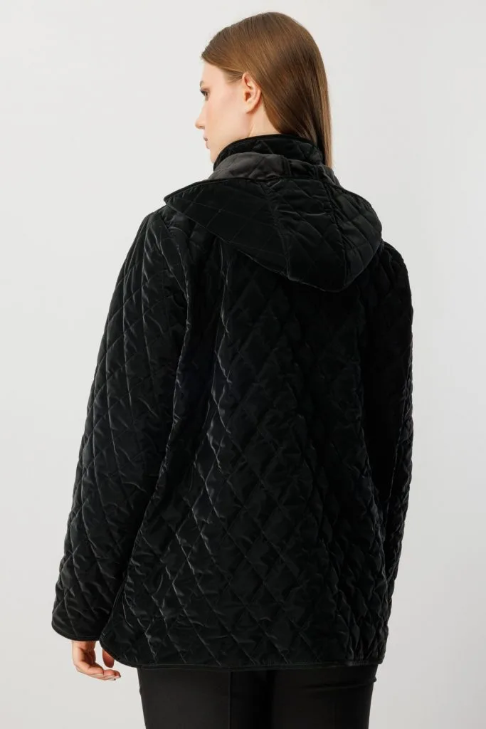 EKOL Kapitone Şişme Mont 6805 - Siyah