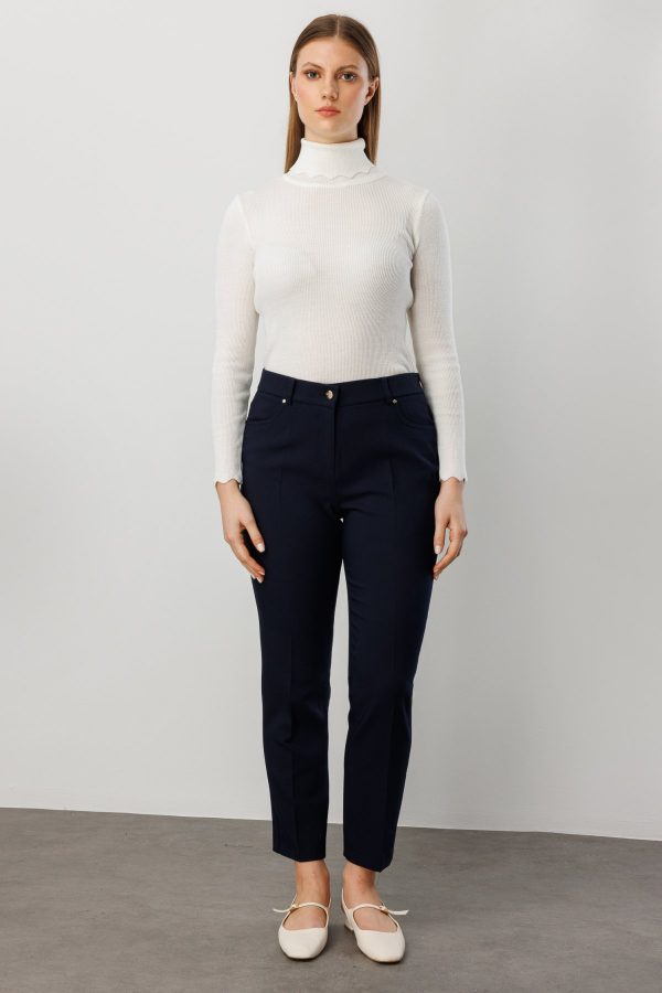 EKOL Dar Paça Büyük Beden Pantolon1009