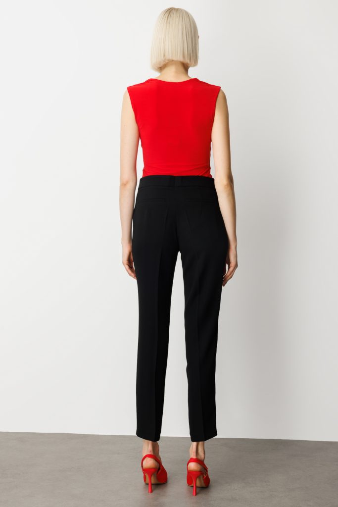 EKOL Dar Paça Krep Pantolon 1029