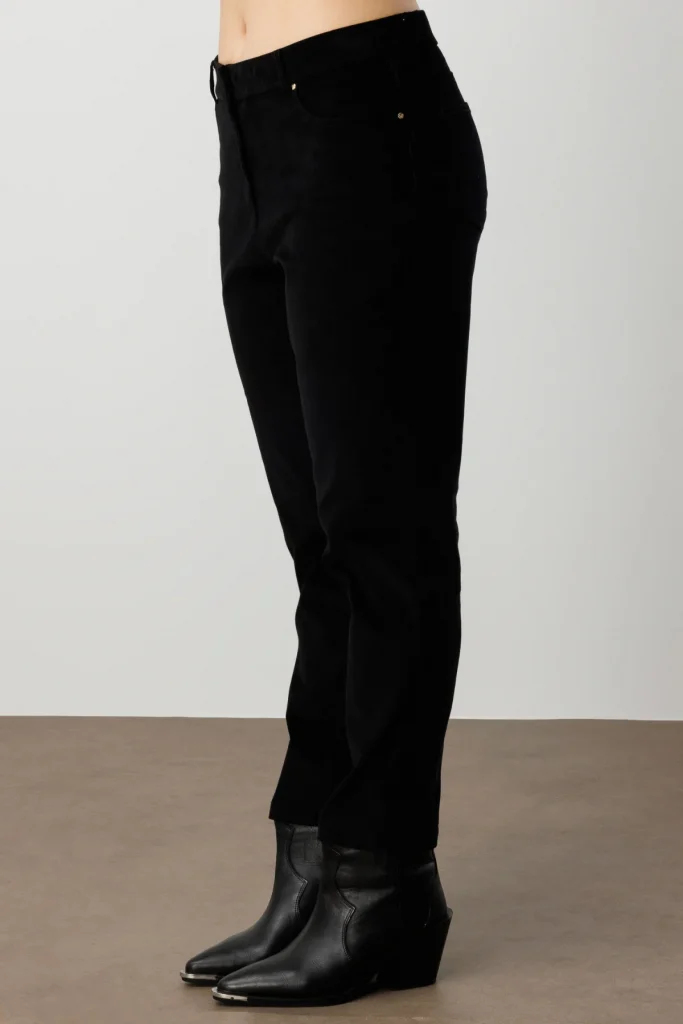 EKOL Dar Paça Kadife Pantolon 1051