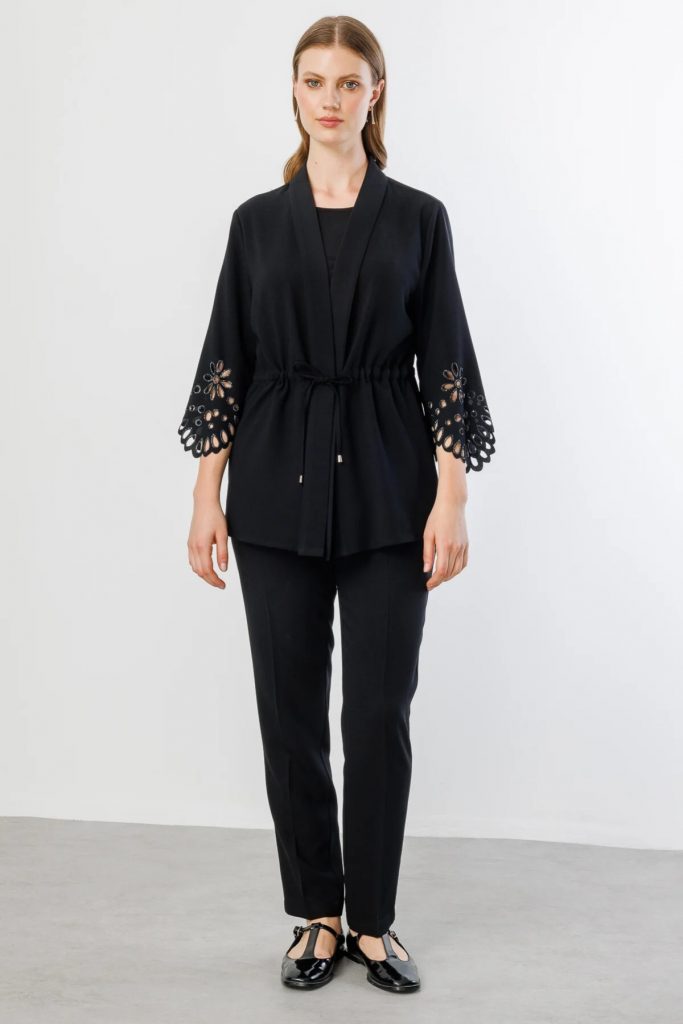 EKOL Dar Paça Büyük Beden Pantolon 4982 B.B