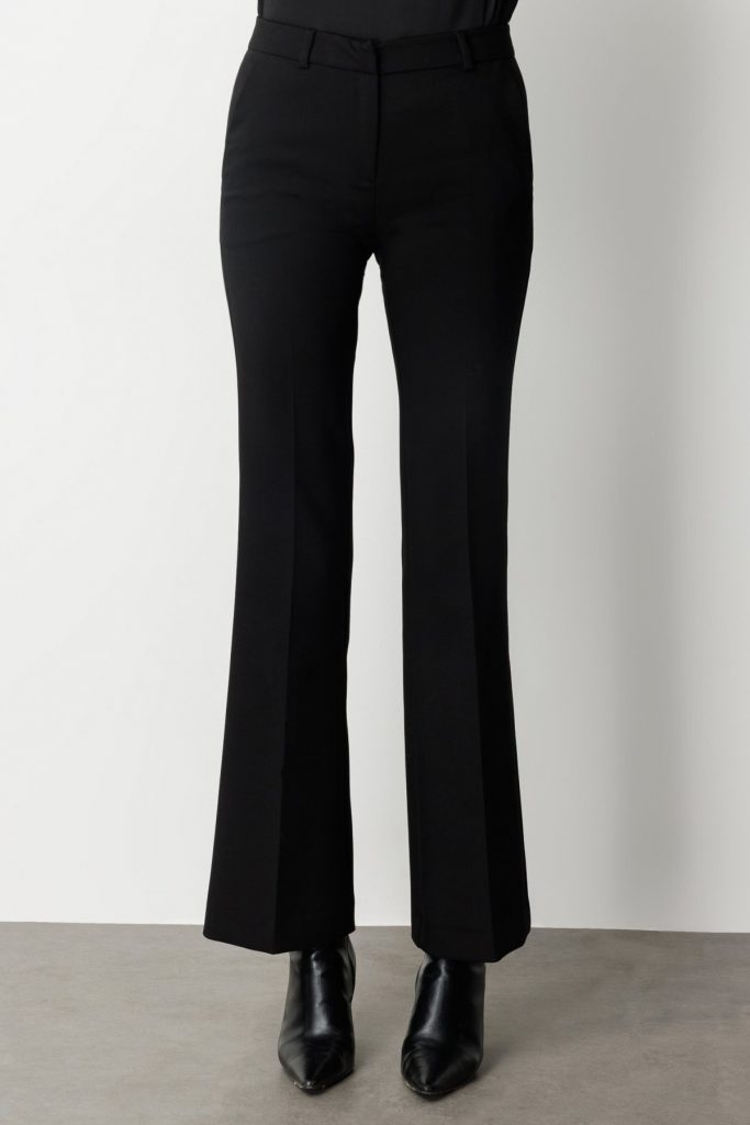 EKOL İspanyol Paça Yan Cepli Pantolon 5011 - Siyah