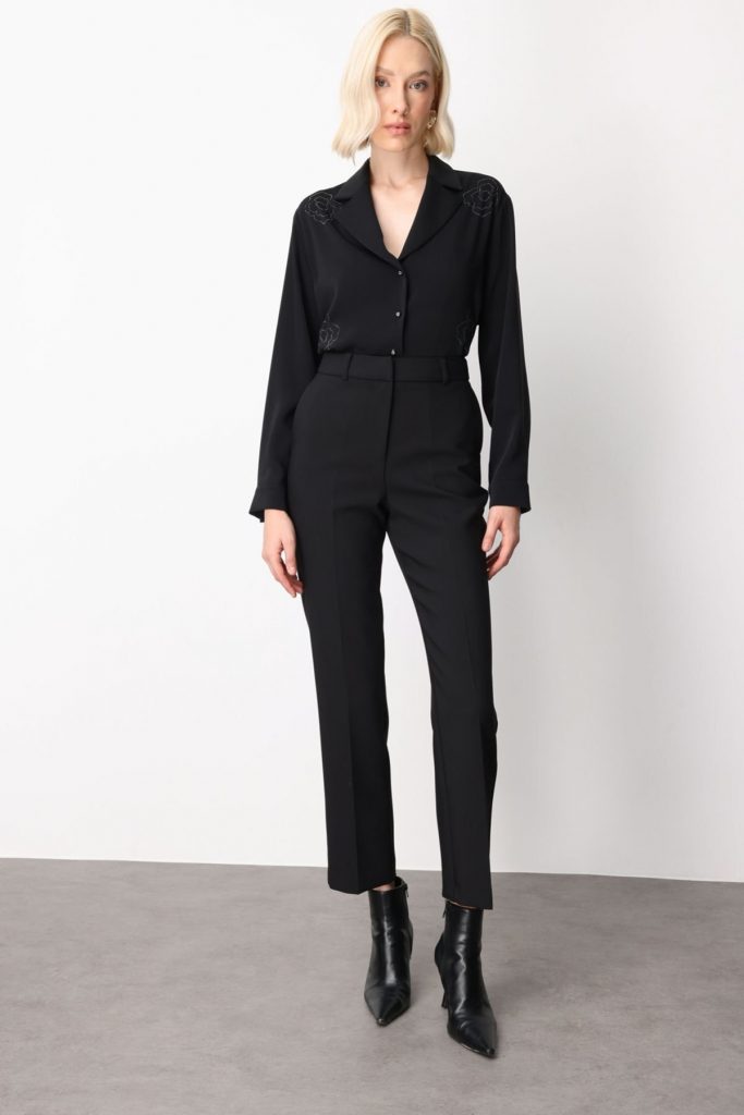 EKOL Yan Cepli Boru Paça Pantolon 5015