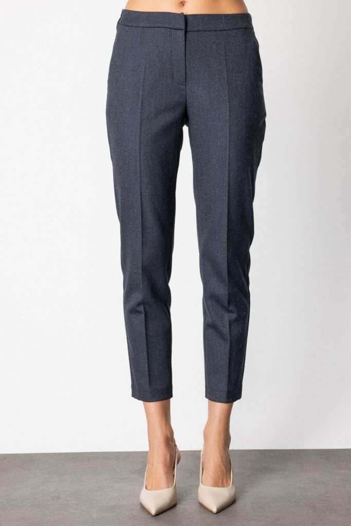 EKOL Beli Lastikli Dar Paça Pantolon 5175