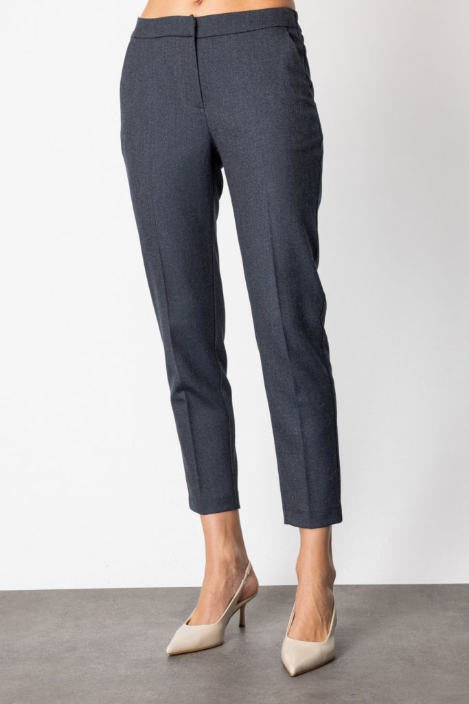 EKOL Beli Lastikli Dar Paça Pantolon 5175