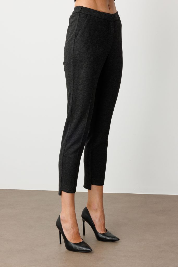 EKOL Beli Lastikli Yan Cepli Pantolon 5193 - Siyah