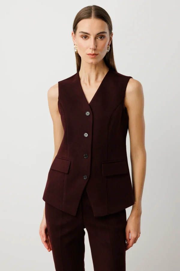 EKOL V Yaka Kapak Cepli Yelek 5195