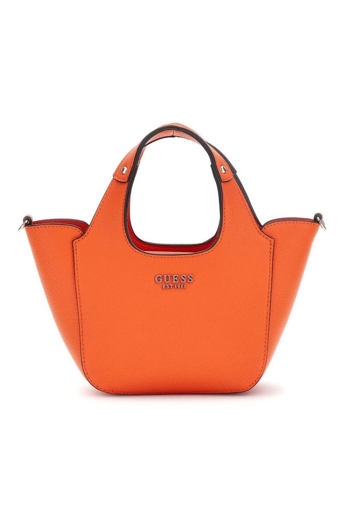 GUESS İki Parçalı Calista Portföy Çantalı El Çantası  HWBB7334750 - turuncu