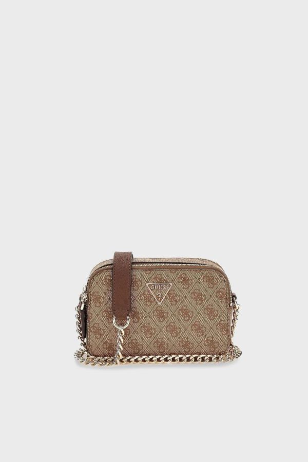 GUESS 4G logolu Noelle çapraz mini çanta HWBG7879140