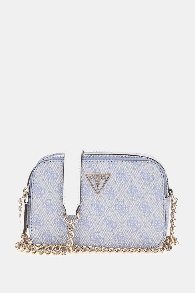 GUESS 4G logolu Noelle çapraz mini çanta HWBG7879140 - MAVİ