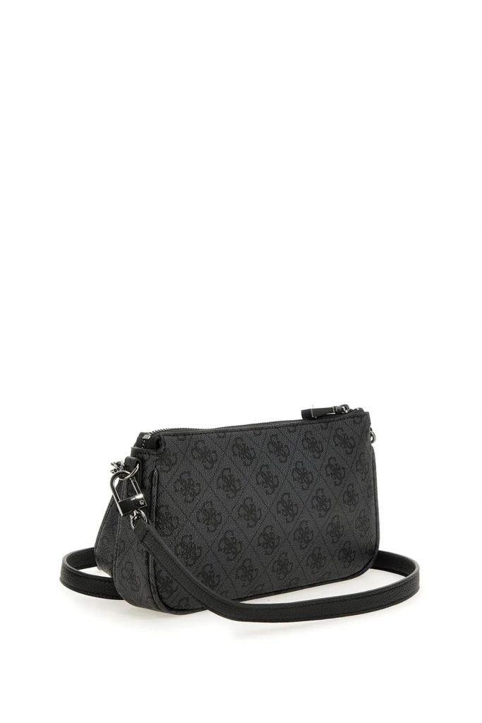 GUESS 4G logolu Noelle çapraz mini çanta HWBG7879710 - ANTRASİT