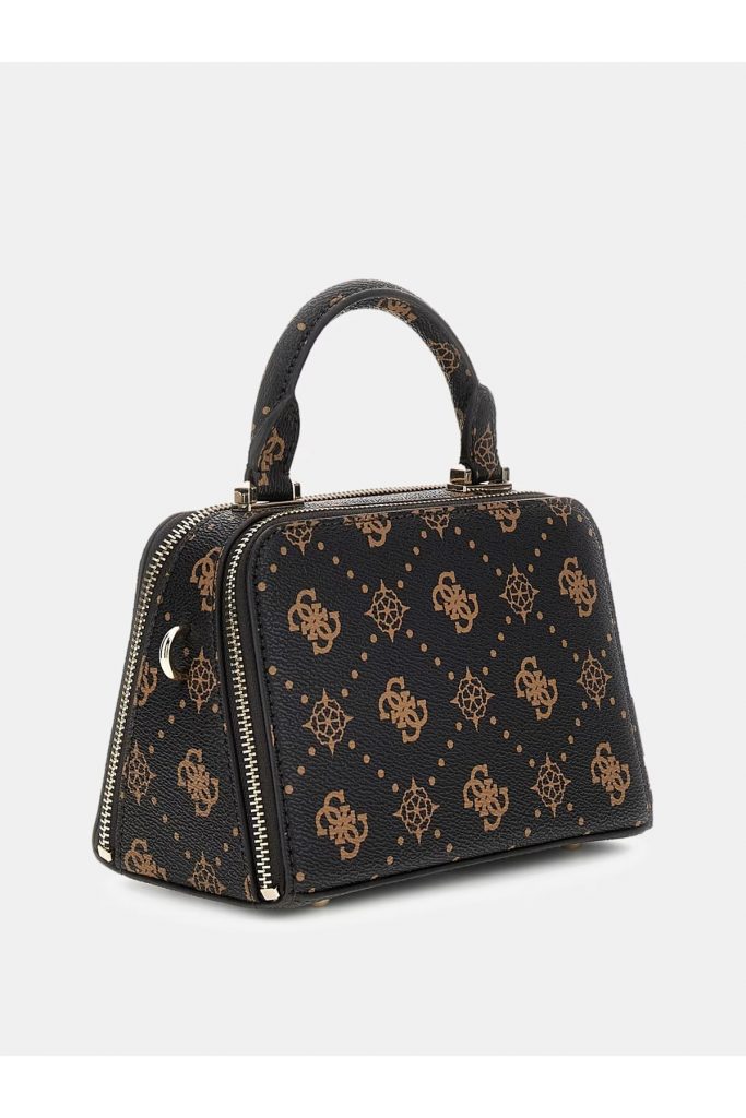 GUESS  Silia 4G ve Peony logolu mini el çantası HWGP9890760
