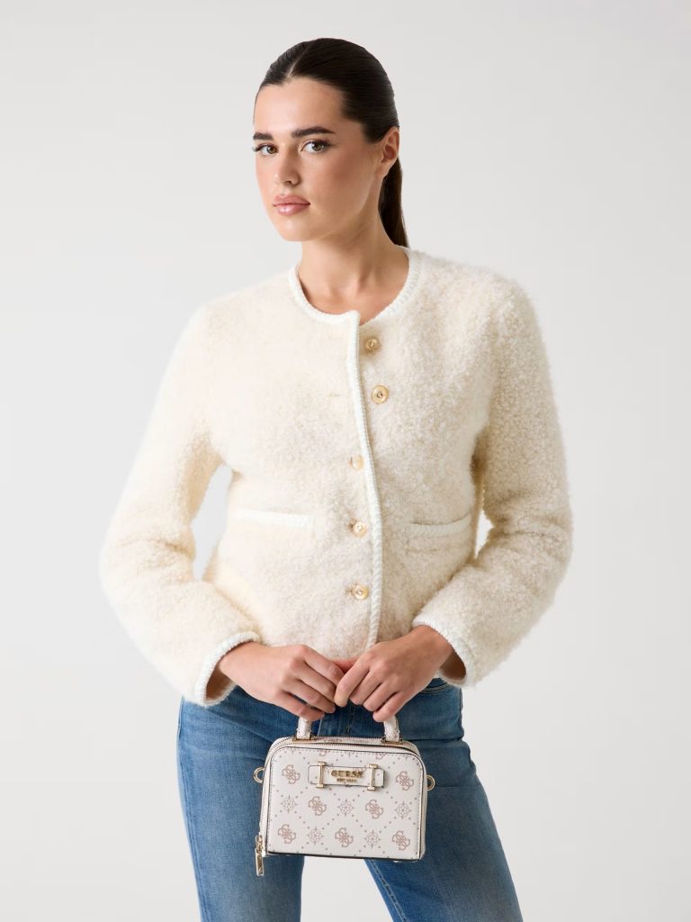 GUESS  Silia 4G ve Peony logolu mini el çantası HWGP9890760 - multi