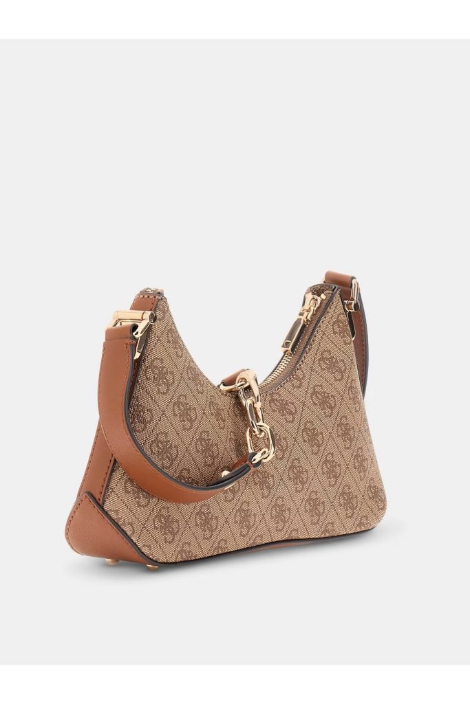 GUESS Dea 4G logolu omuz çantası HWSG7993730 - Latte