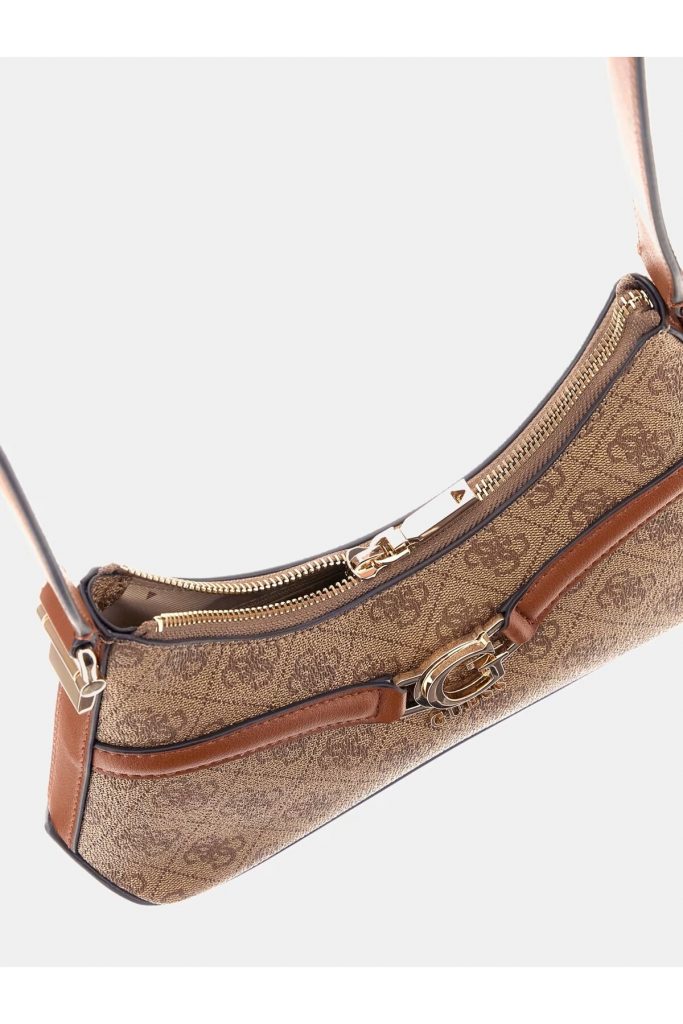 GUESS Dea 4G logolu omuz çantası HWSG7993730 - Latte