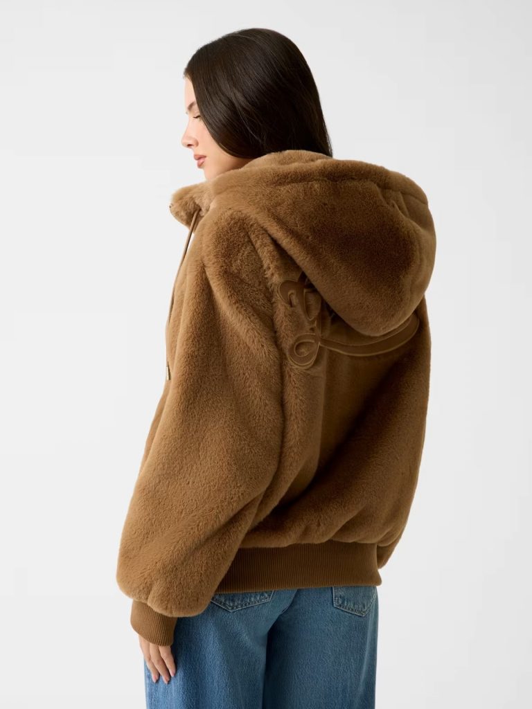 GUESS Dokuma Kumaş Kadın Mont W5BL66W3890 - camel