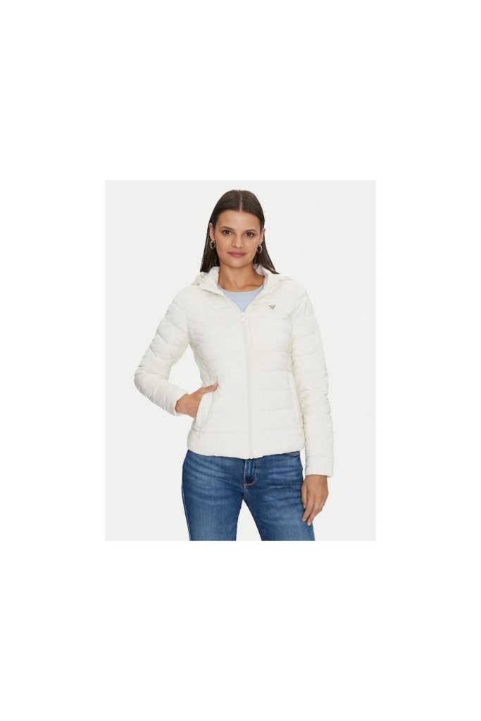 GUESS Metal Üçgen Logolu Mont V4YL04WF3X0 - Siyah