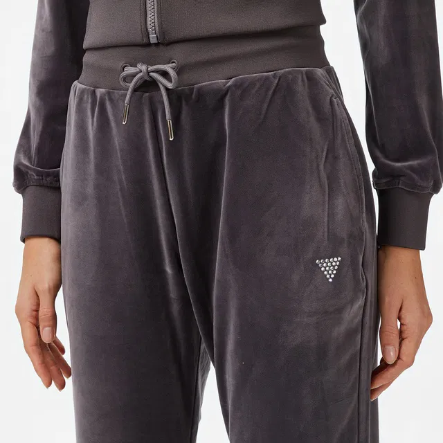 GUESS Kadife Jogger Pantolon V3BB27KBXI2 - GRİ