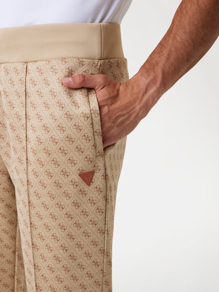 GUESS Her yerinde logo bulunan jogger pantolon Z2BB05FL04Q-26k - BEJ