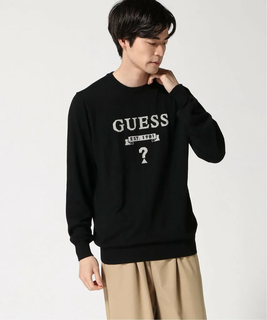 GUESS Hammond Erkek Siyah Yün Karışımlı M5YR00Z0122 - Siyah