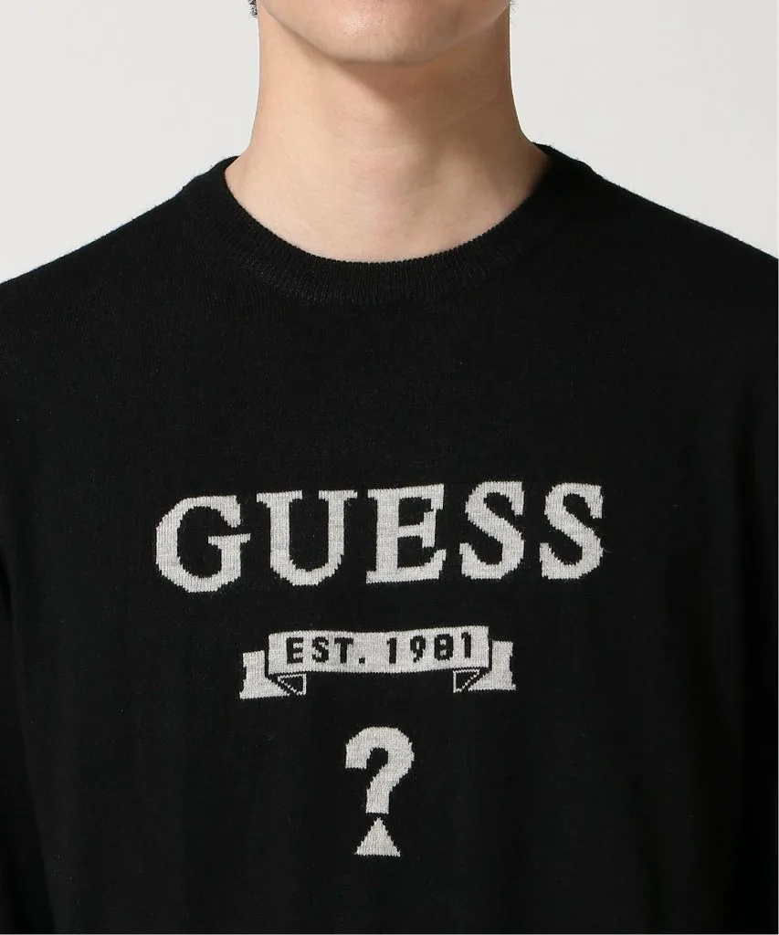 GUESS Hammond Erkek Siyah Yün Karışımlı M5YR00Z0122 - Siyah