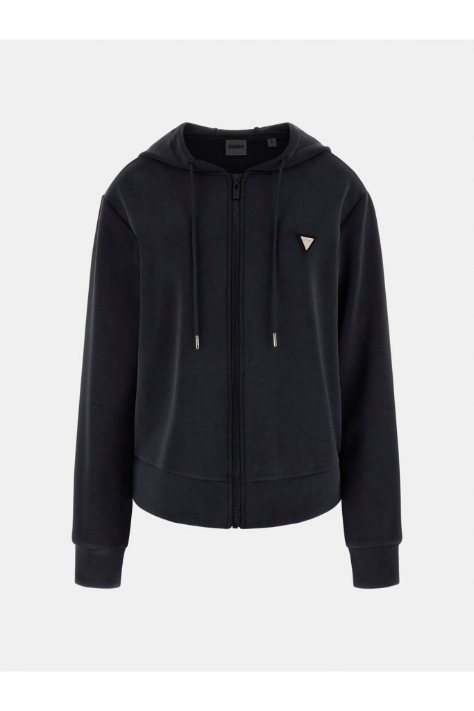 GUESS Scuba kapüşonlu sweatshirt V4YQ06KCAY2 - Siyah