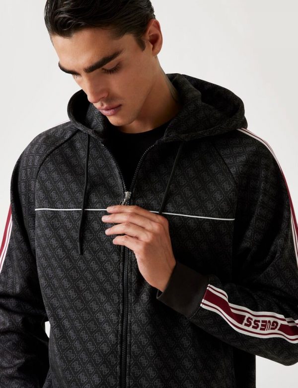 GUESS 4G Logolu Tam fermuarlı Sweatshirt Z5BQ13K2042