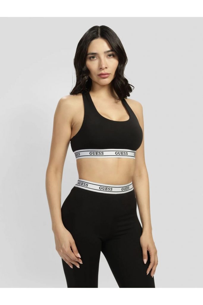 GUESS Aktif Aline T-Shirt  V5GP26KCSA2 - Siyah