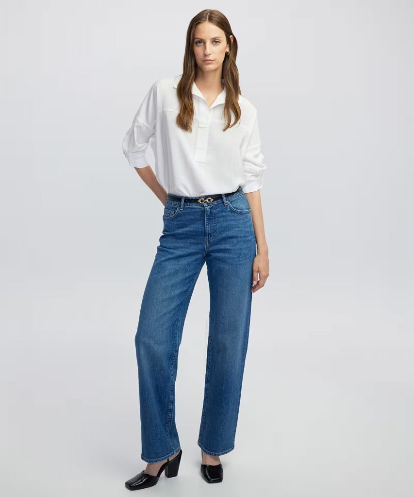 İPEKYOL Gömlek yaka bluz IW6250006060 - EKRU