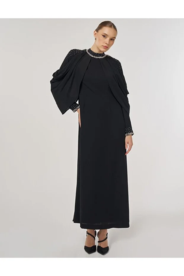 KAYRA İşlemeli Şık Elbise  23088