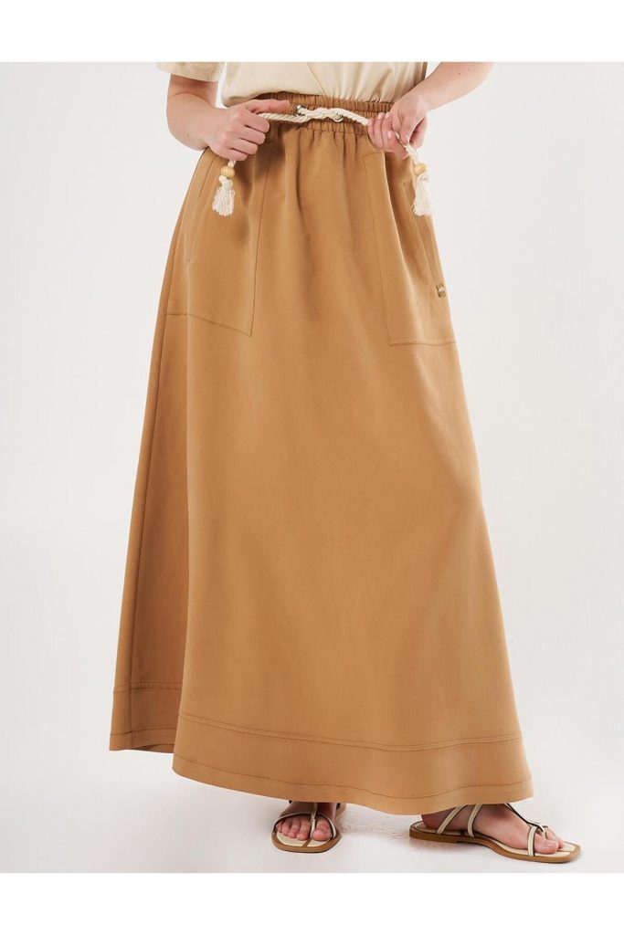 KAYRA  Torba Cepli Yüksek Bel Etek 72003