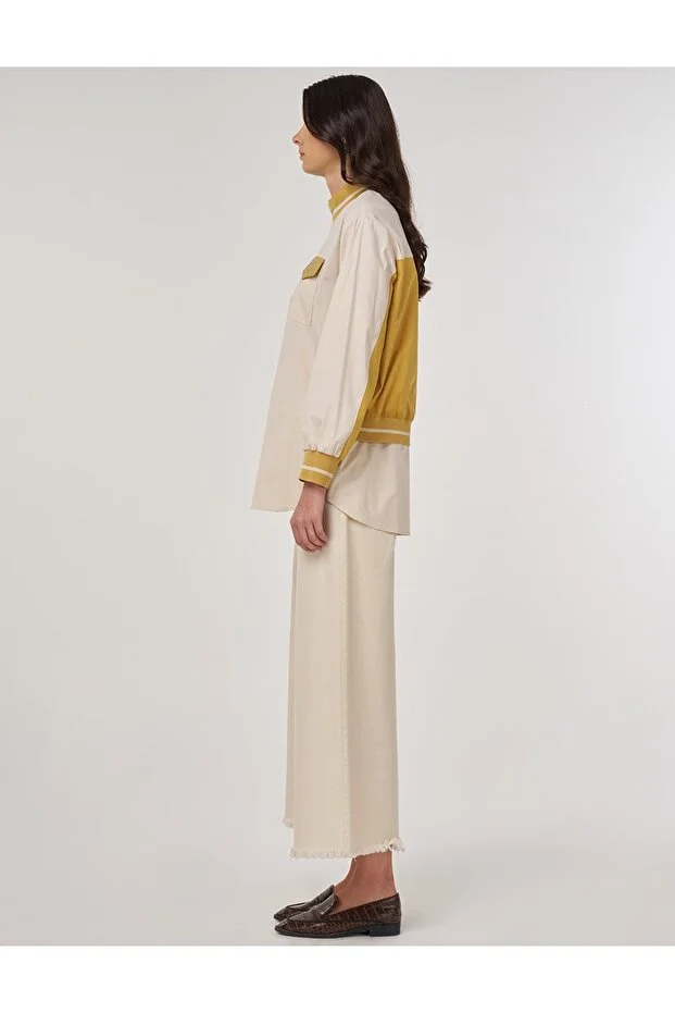 KAYRA Dik Yaka Pamuklu Bluz  11010