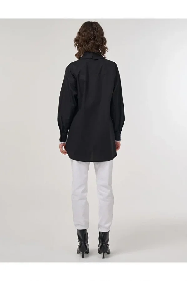 KAYRA Kelebek Aplikeli Pamuklu Tunik 21037