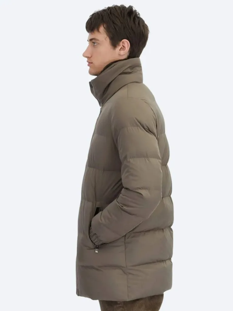 KİP Vizon Dik Yaka Casual Dokuma Kaban KBN-332-26k