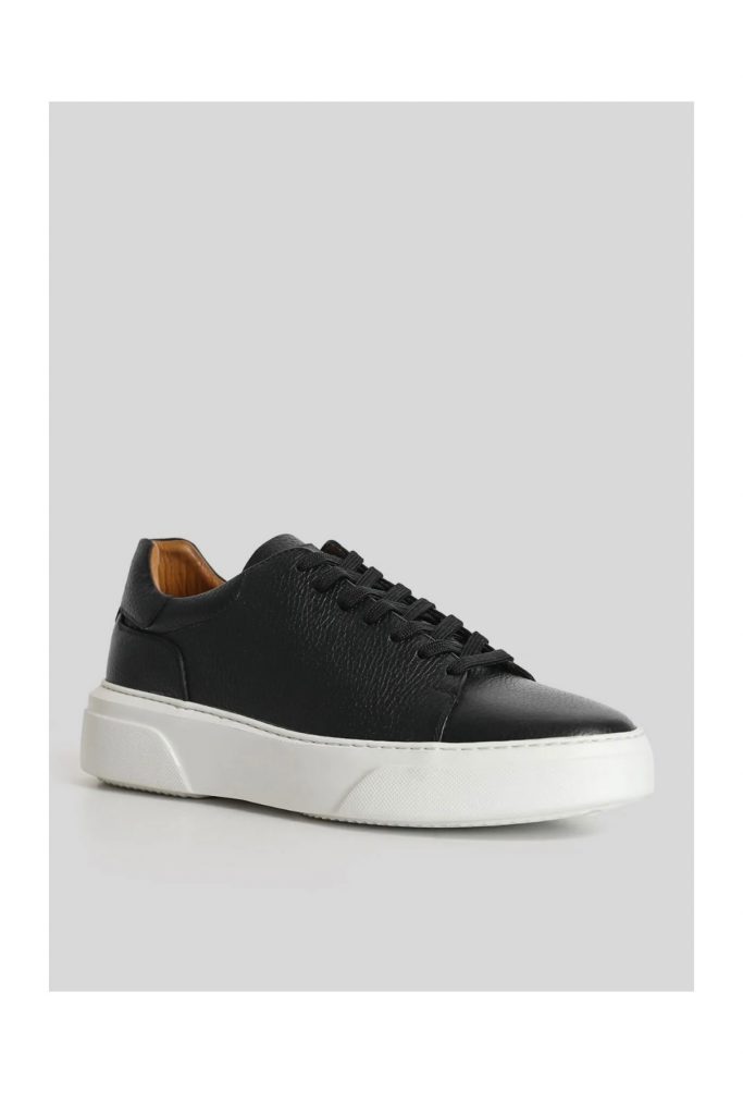 LUFİAN Tommy Erkek Deri Sneaker 111230280 - Siyah