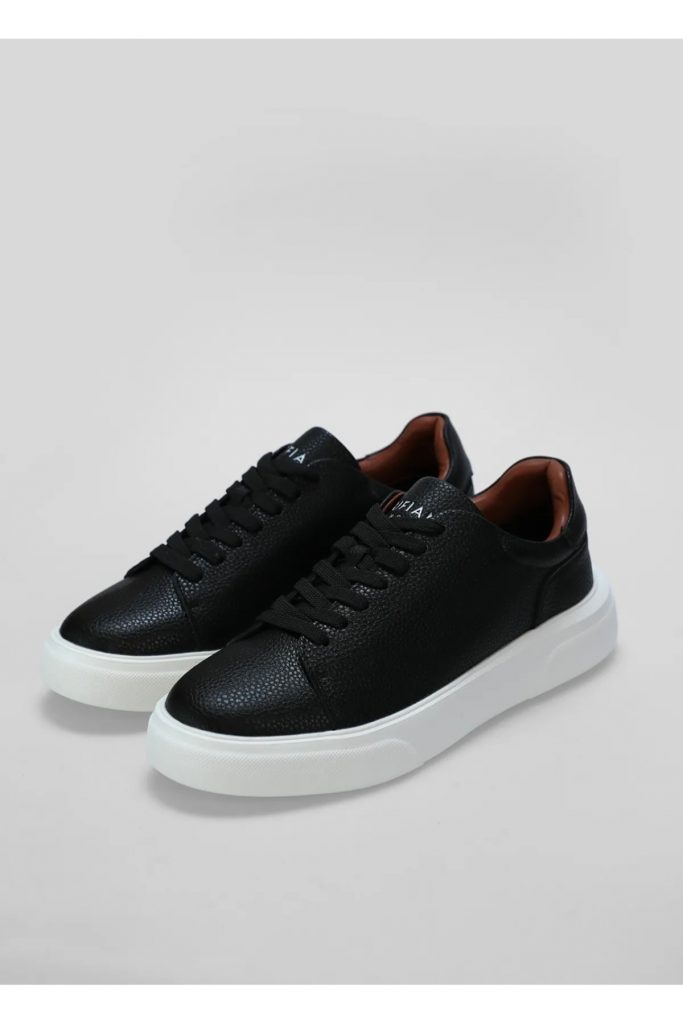 LUFİAN Tommy Erkek Deri Sneaker 111230280 - Siyah