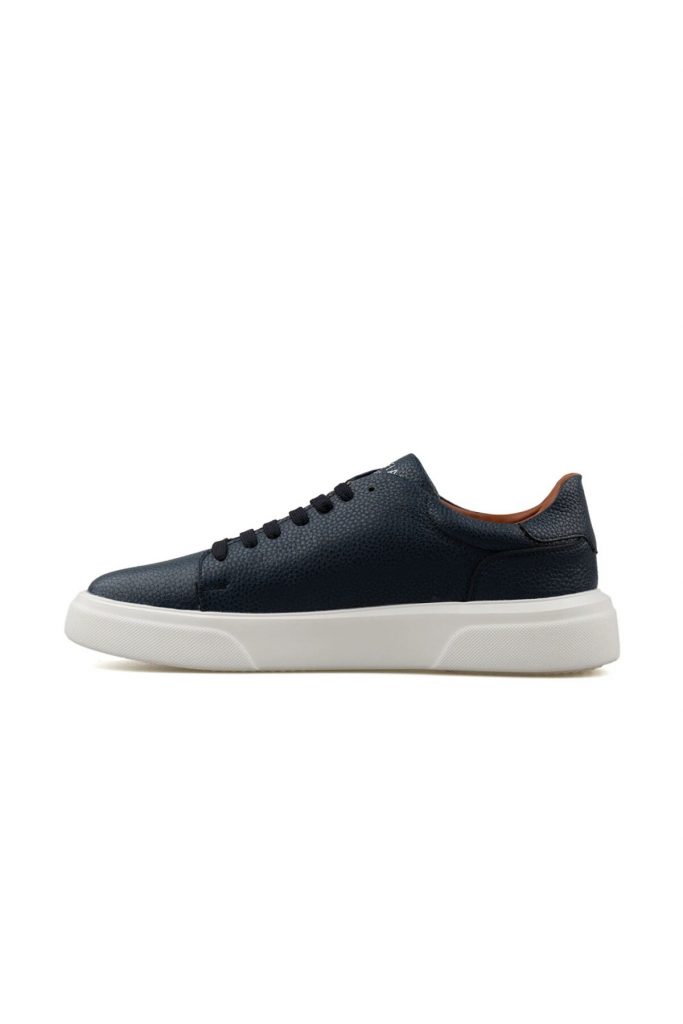 LUFİAN Tommy Erkek Deri Sneaker 111230280 - Lacivert
