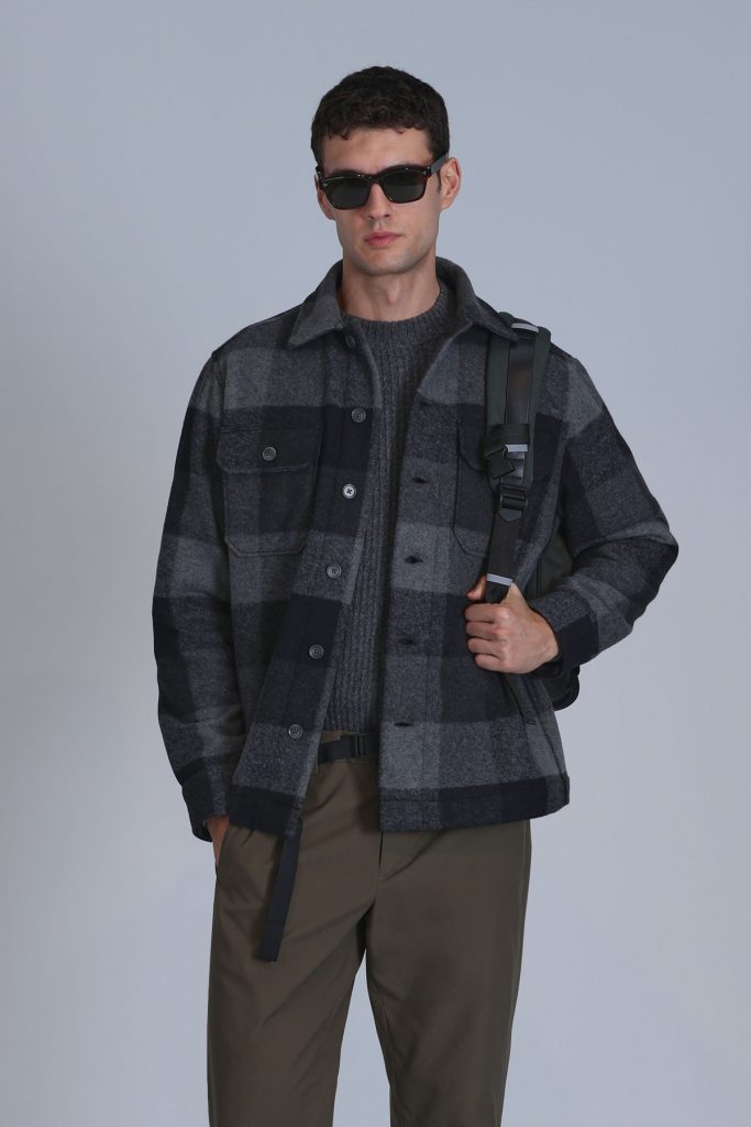 LUFİAN Broken Erkek Basic Gömlek Slim Fit  112010667 - Siyah