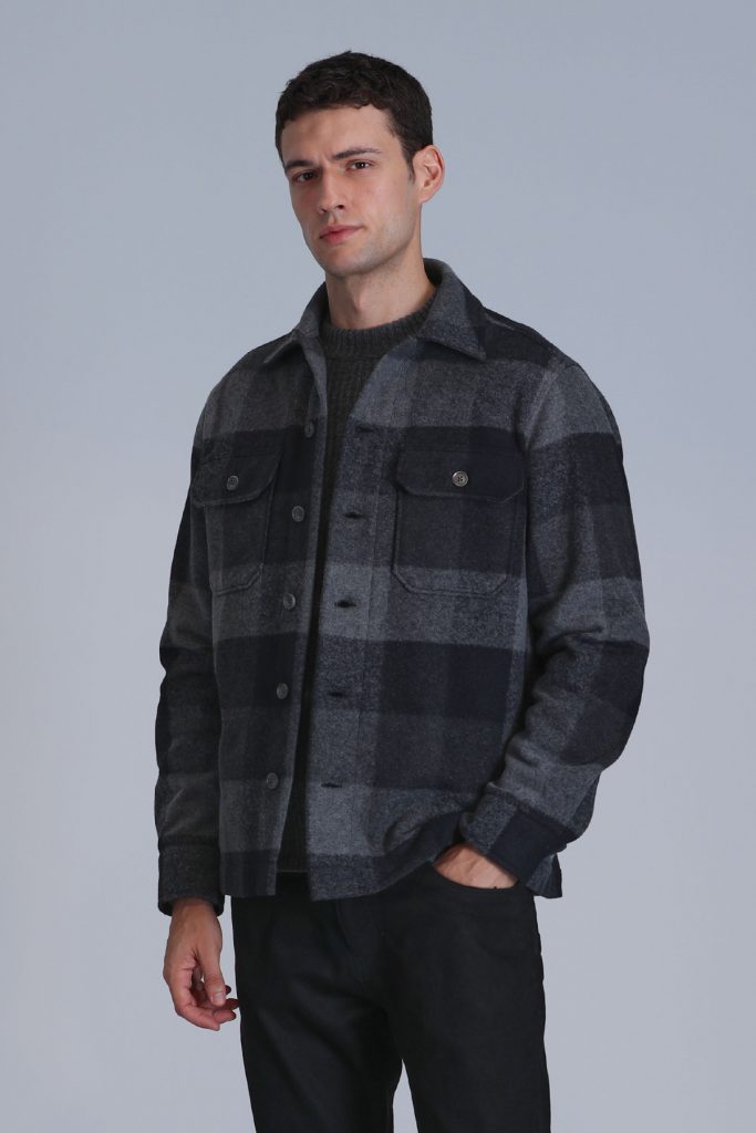 LUFİAN Broken Erkek Basic Gömlek Slim Fit  112010667 - Siyah