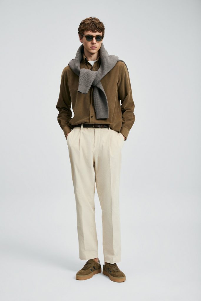 LUFİAN Drew Erkek Basic Gömlek Regular Fit 112010682 - kahve