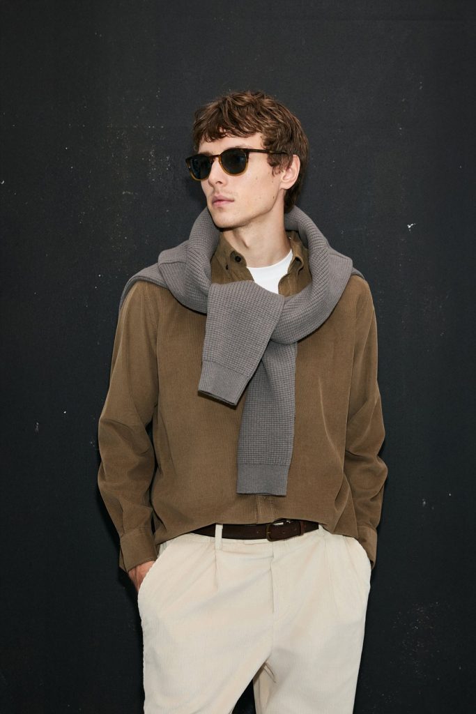 LUFİAN Drew Erkek Basic Gömlek Regular Fit 112010682 - kahve