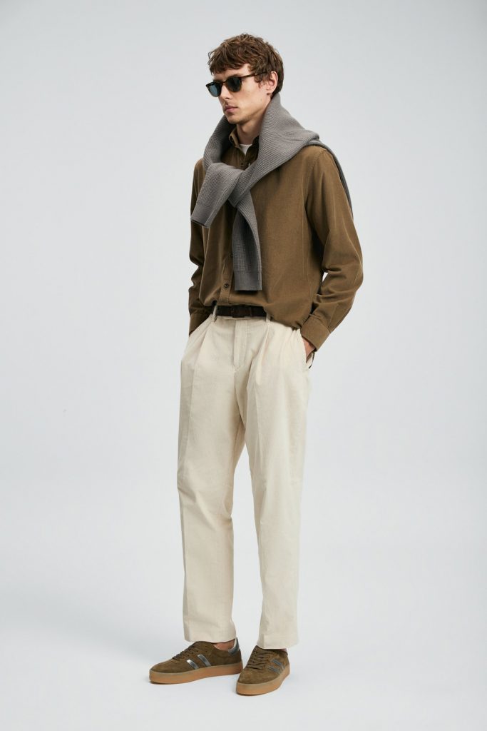 LUFİAN Drew Erkek Basic Gömlek Regular Fit 112010682 - kahve