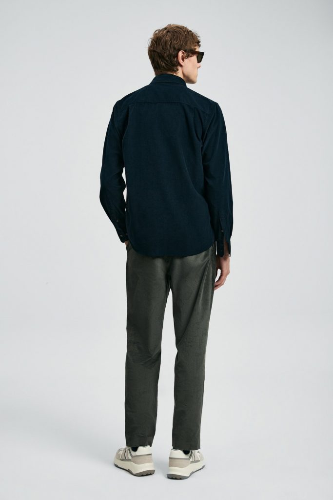 LUFİAN Drew Erkek Basic Gömlek Regular Fit 112010682 - Lacivert