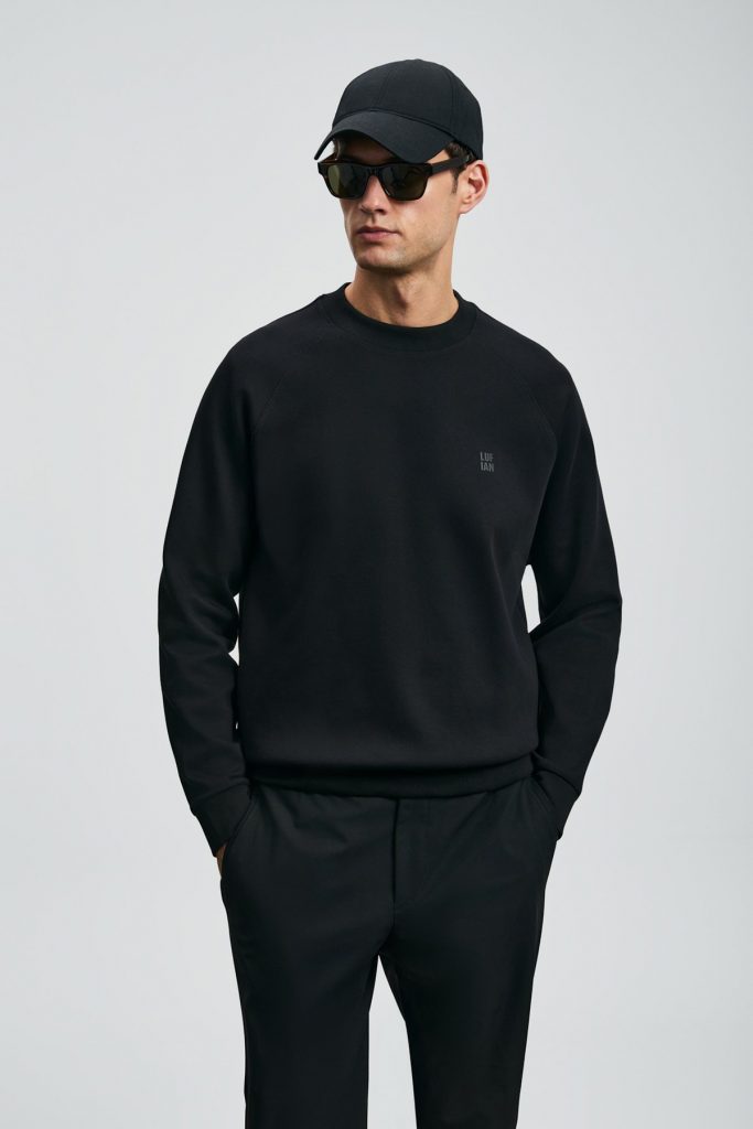 LUFİAN Grant Erkek Sweatshirt 112030179 - Siyah