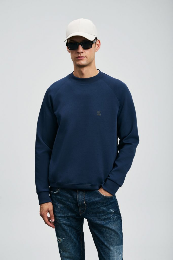 LUFİAN Grant Erkek Sweatshirt 112030179 - Lacivert