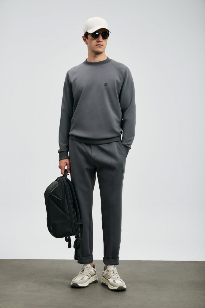 LUFİAN Grant Erkek Sweatshirt 112030179 - K.GRİ